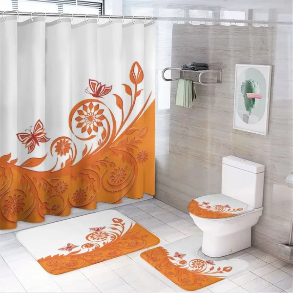 Rose Branch on a shower curtain