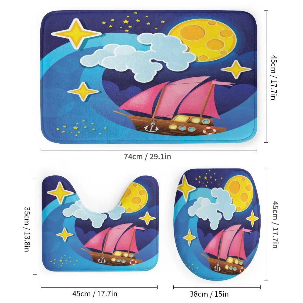 Sailing Boat Cartoon — Detail 1
