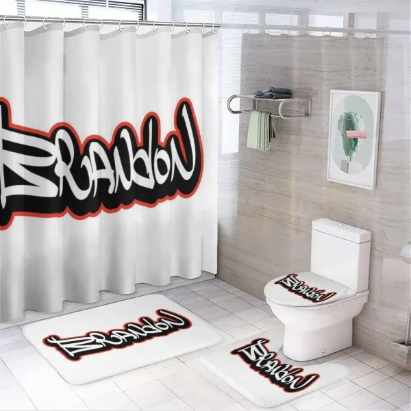 Urban Hip-hop Culture on a shower curtain
