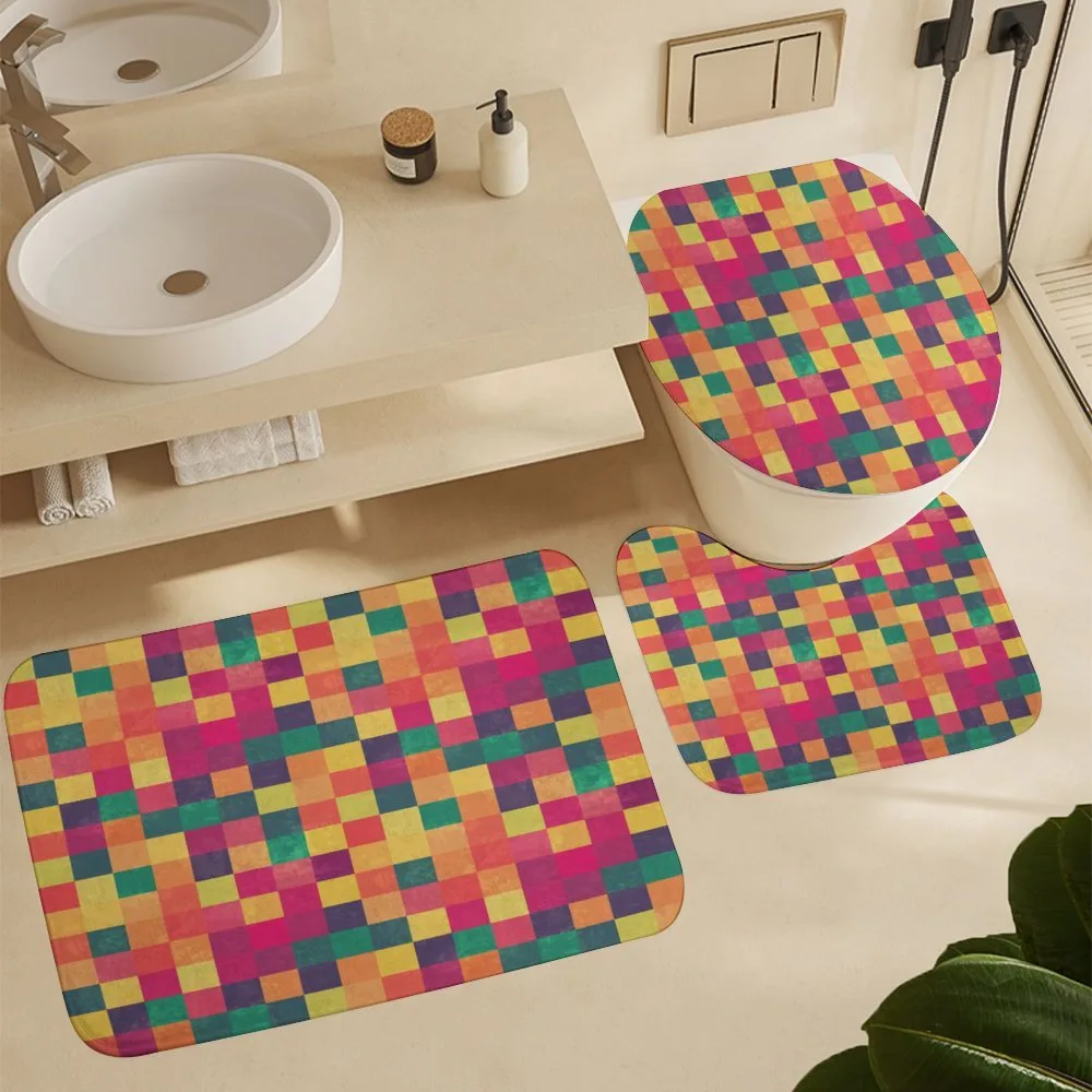 Vintage Colorful Squares — Detail 5