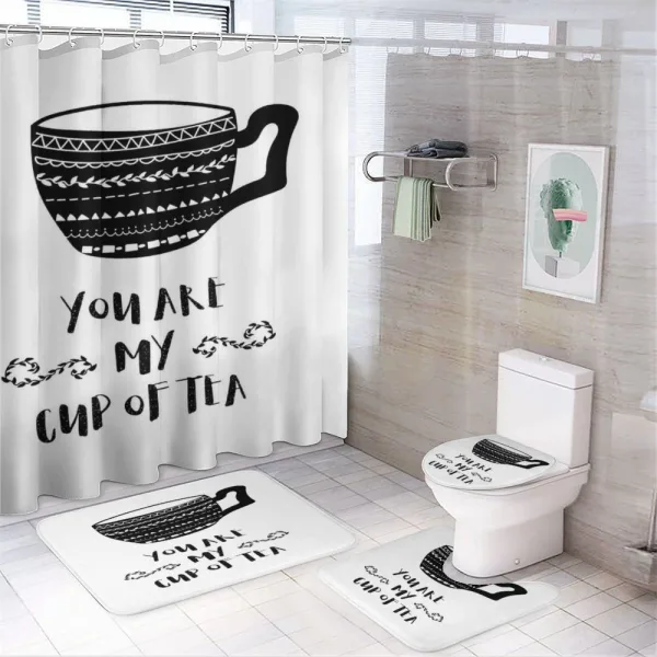 You are My Cup of Tea on a shower curtain