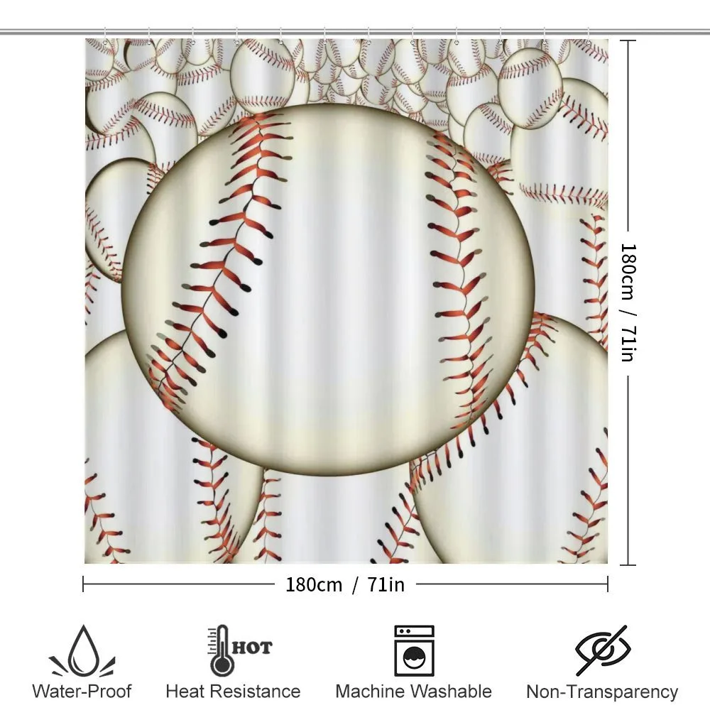 Baseball Ball Pattern — Detail 2