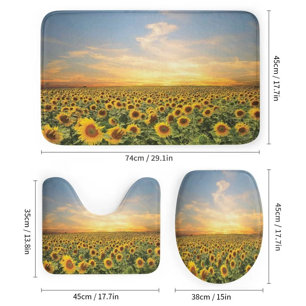 Blooming Farm at Sunset — Detail 1