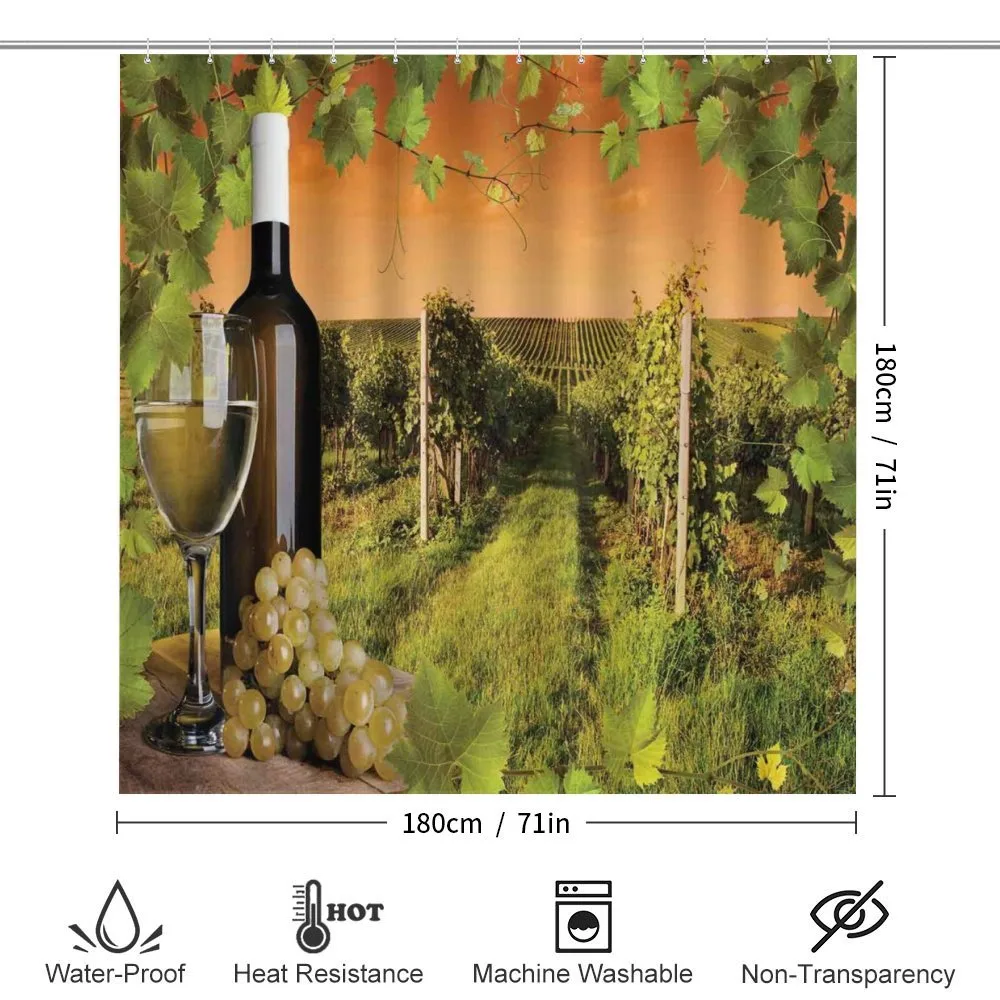 Bottle Grapes Sunset — Detail 2