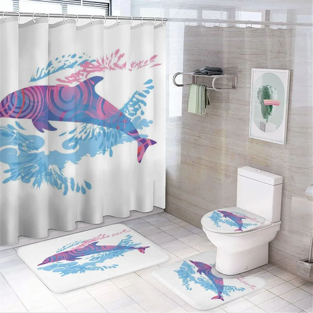 Cartoon Jumping Dolphin — Your design