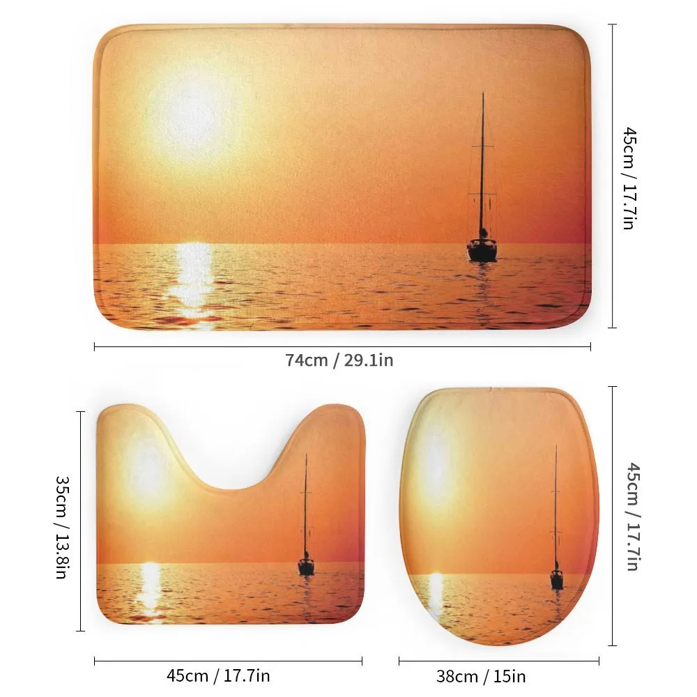 Lonely Yacht at Sunset — Detail 1
