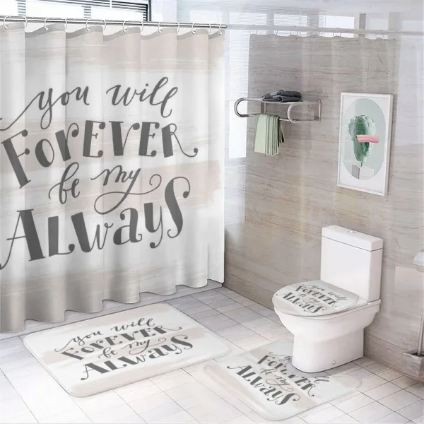 Love Inspiration Strokes on a shower curtain