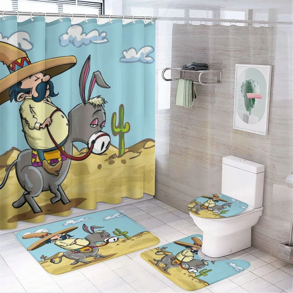 Mexican Man on a Donkey — Your design
