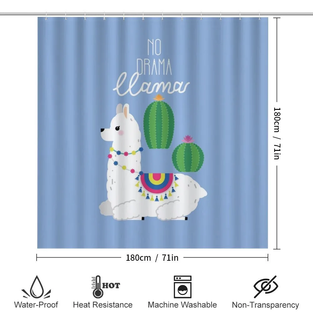 No Drama Llama with Cactus — Detail 2