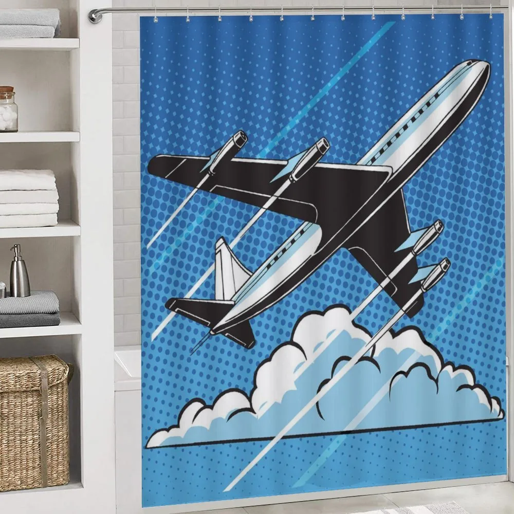 Pop Art Take Off Plane Dots — Detail 4
