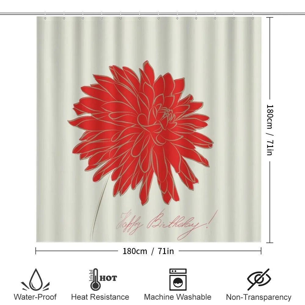 Retro Single Flower — Detail 2