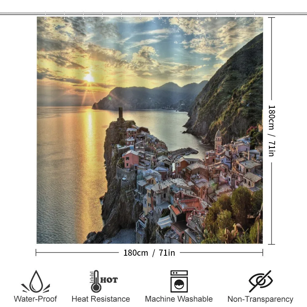 Sunrise View with Cliffs — Detail 2