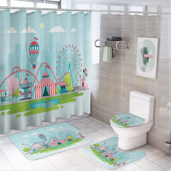 Urban Landscape on a shower curtain