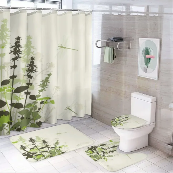 Wildflowers Grassland on a shower curtain