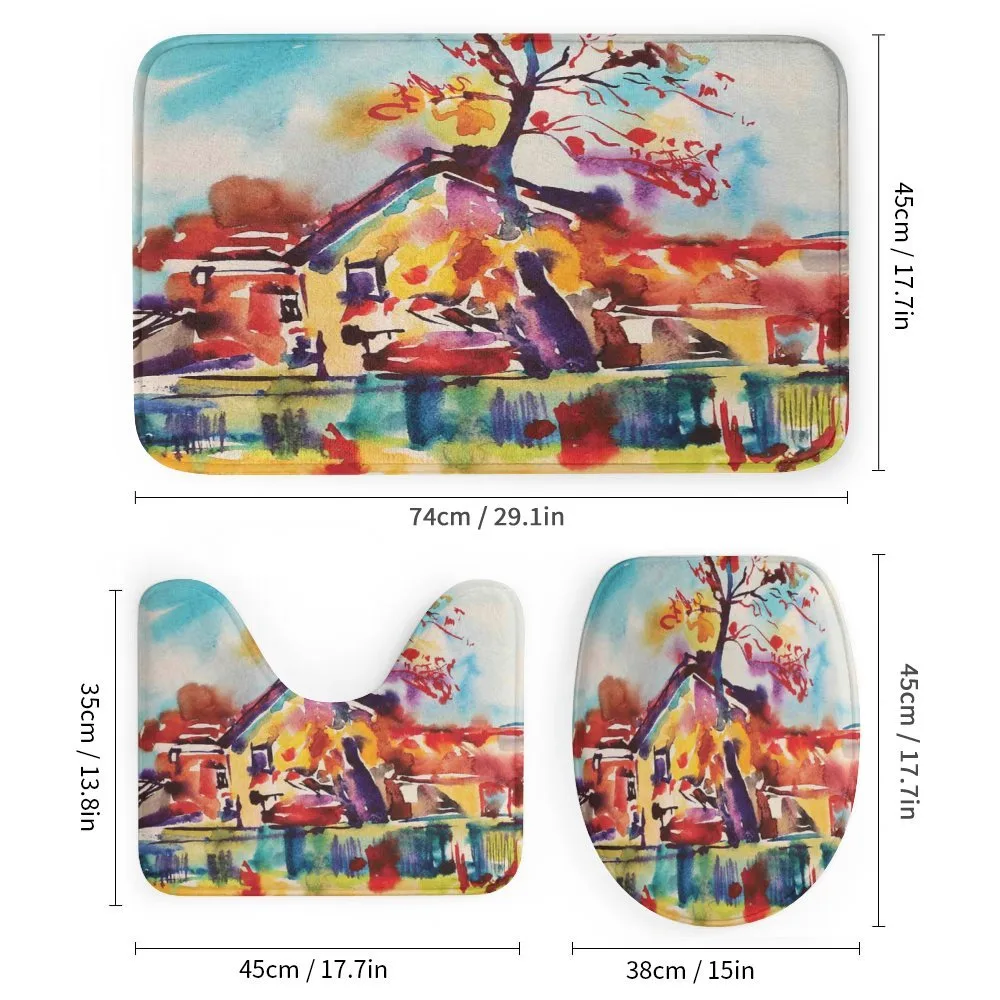 Abstract Country Village — Detail 1