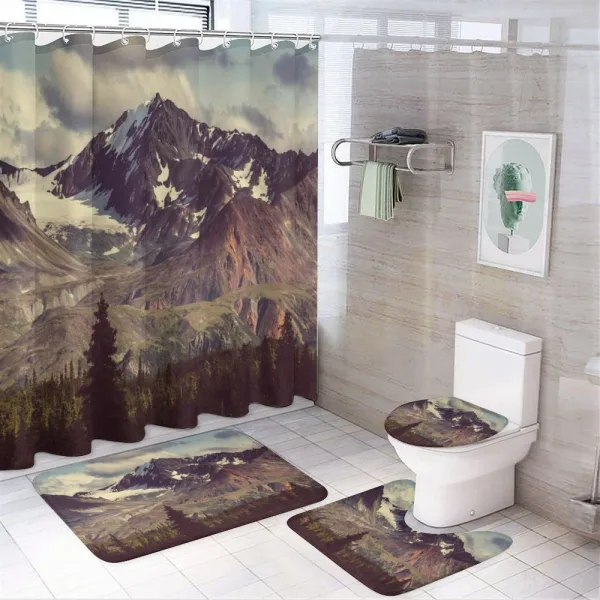 Alaska Scenery on a shower curtain