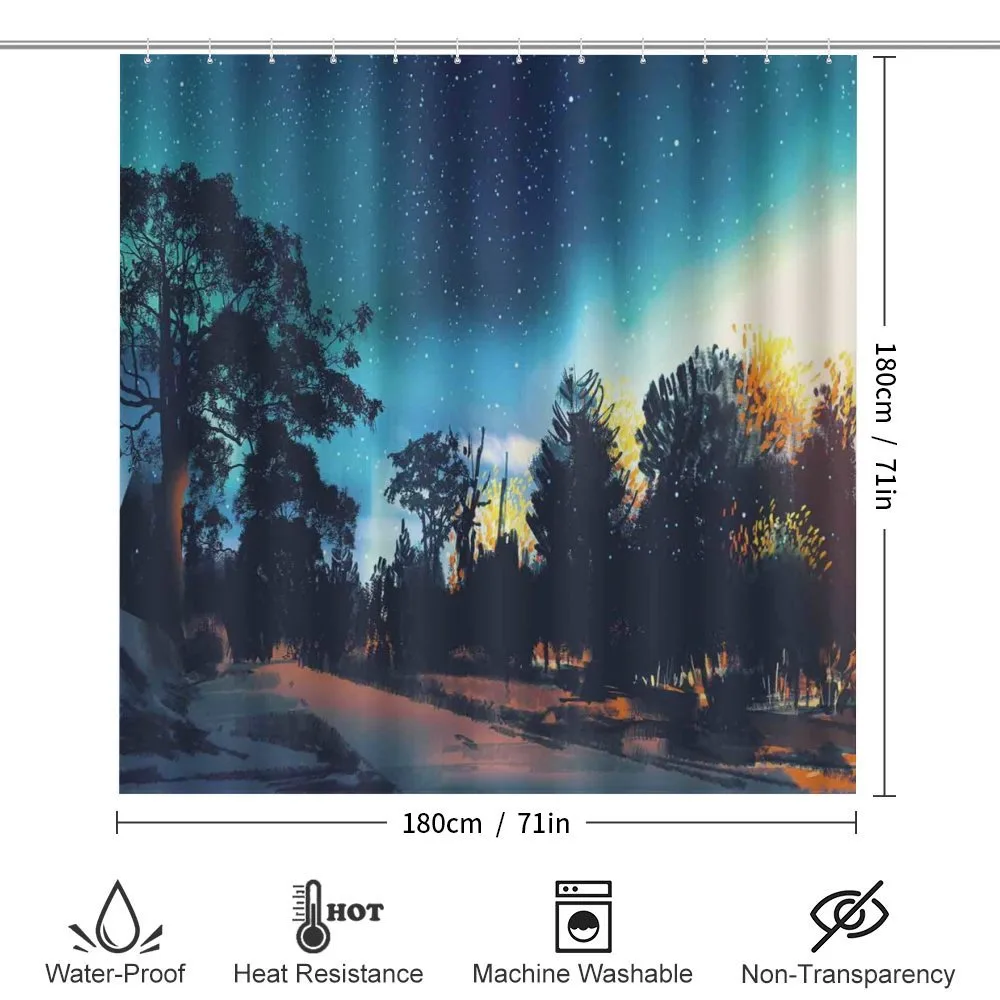 Aurora Borealis Night — Detail 2