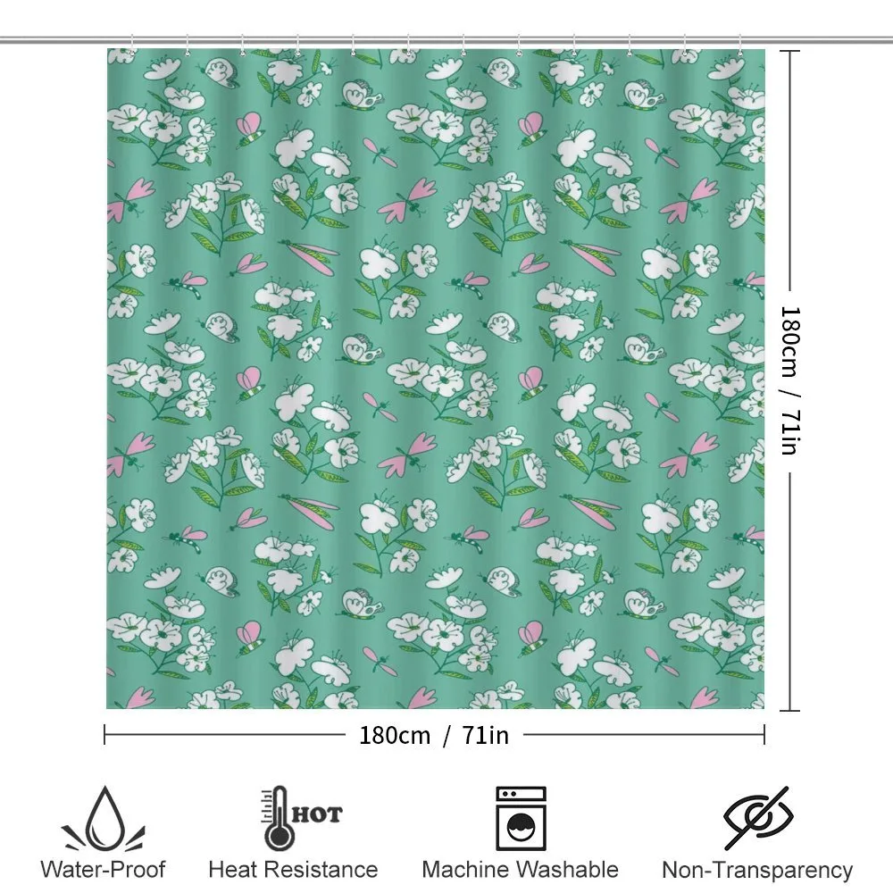 Blooming Plants Butterflies — Detail 2