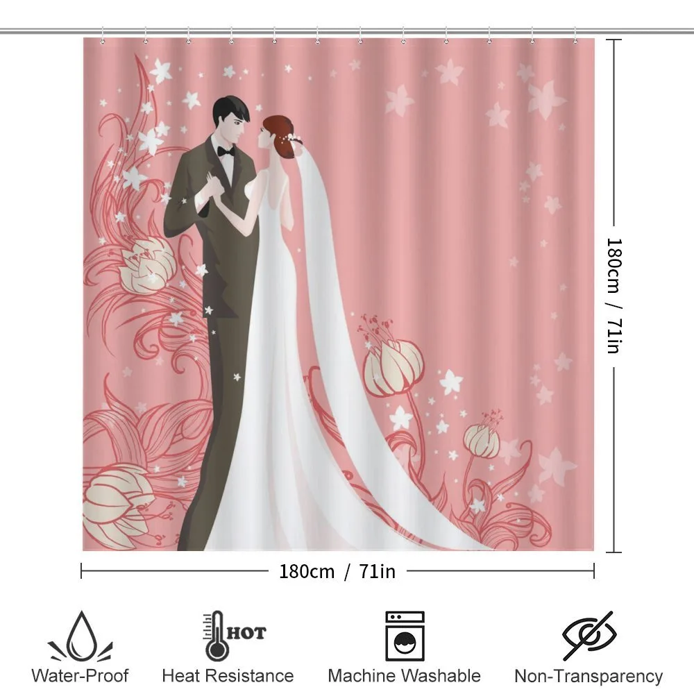 Bride Groom Dancing Floral — Detail 2