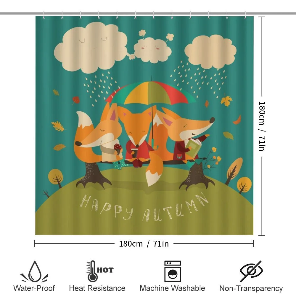 Foxes Umbrella — Detail 2