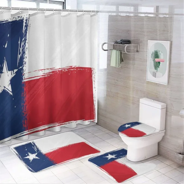 Independent Country on a shower curtain