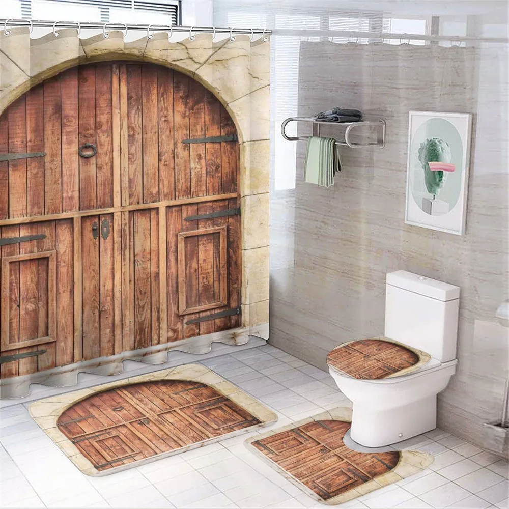 Oak Door Stone Facade — Your design