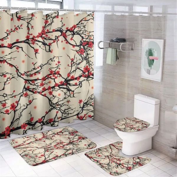 Octopus Tentacles Ship Waves on a shower curtain