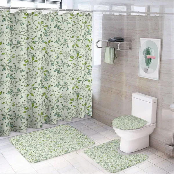 Spring Forest Branches on a shower curtain