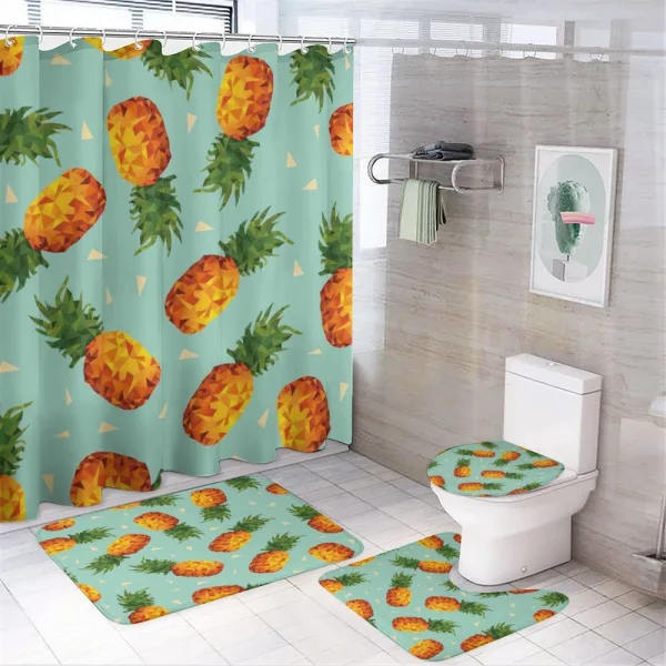 Vintage Beach Summer on a shower curtain