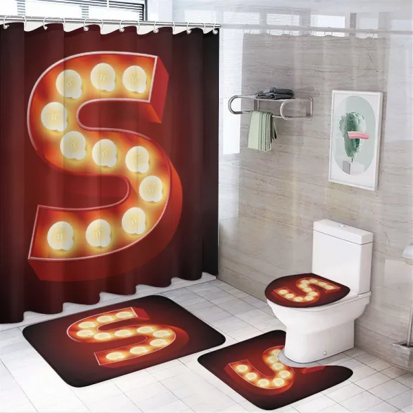Vintage Casino Design on a shower curtain