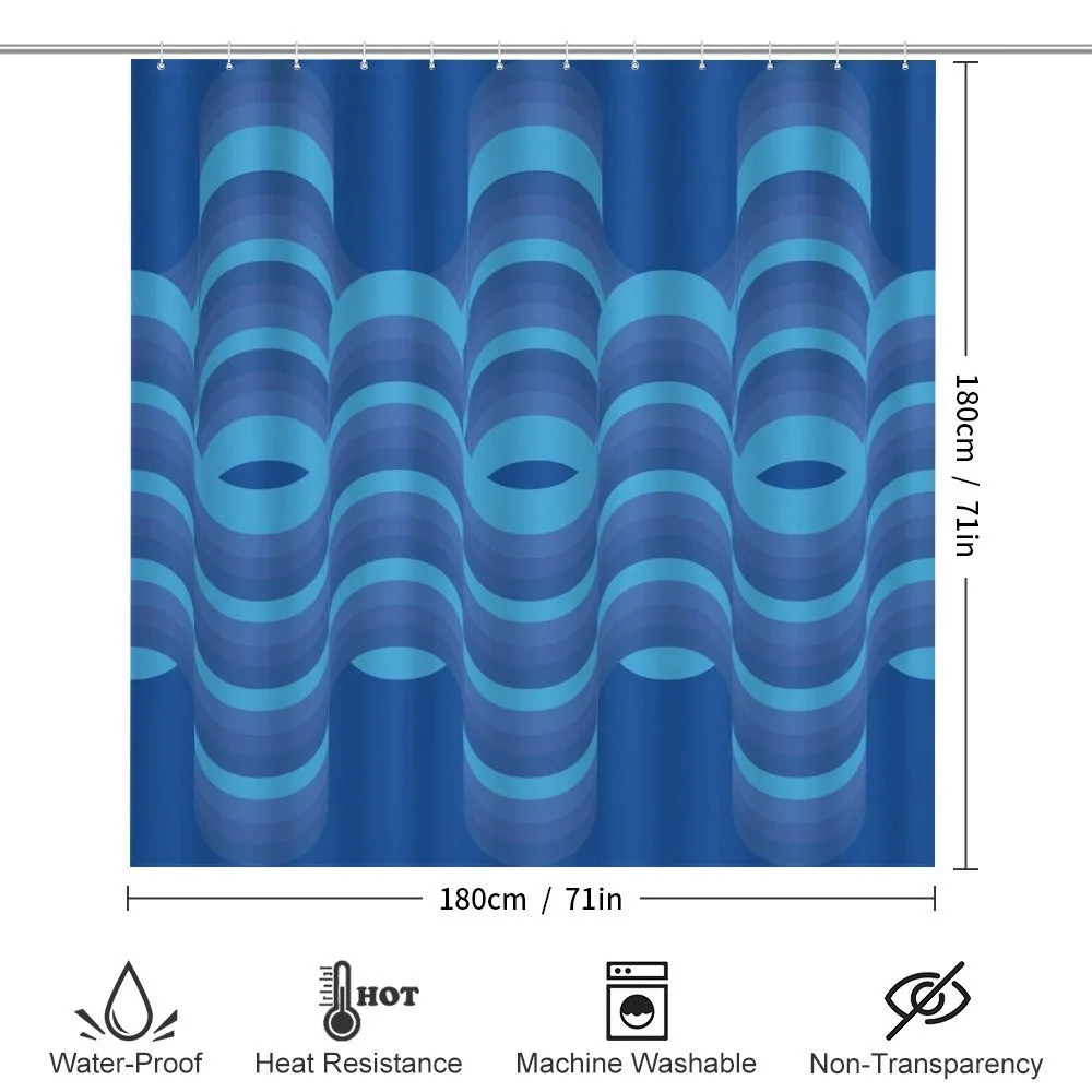 Wavy Graphic Pattern — Detail 2
