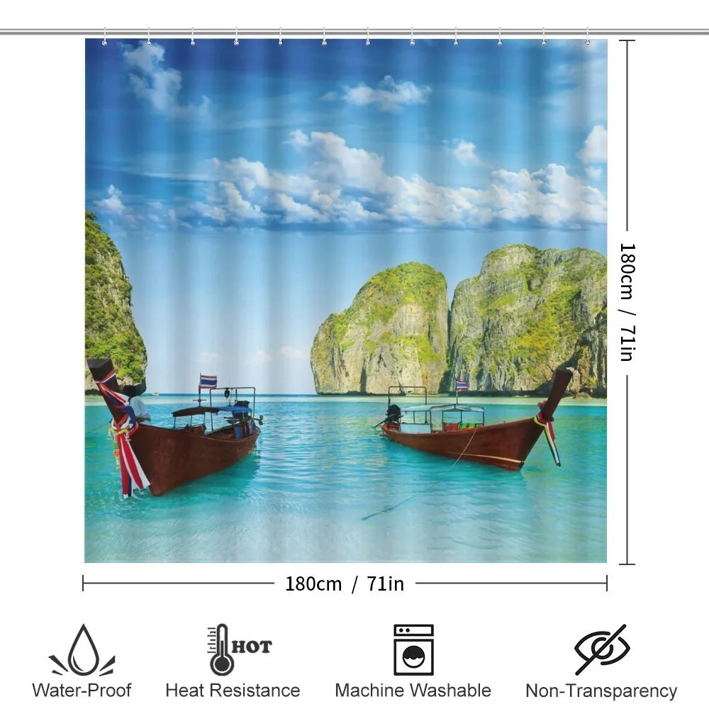 Boat Maya Bay Thailand — Detail 2