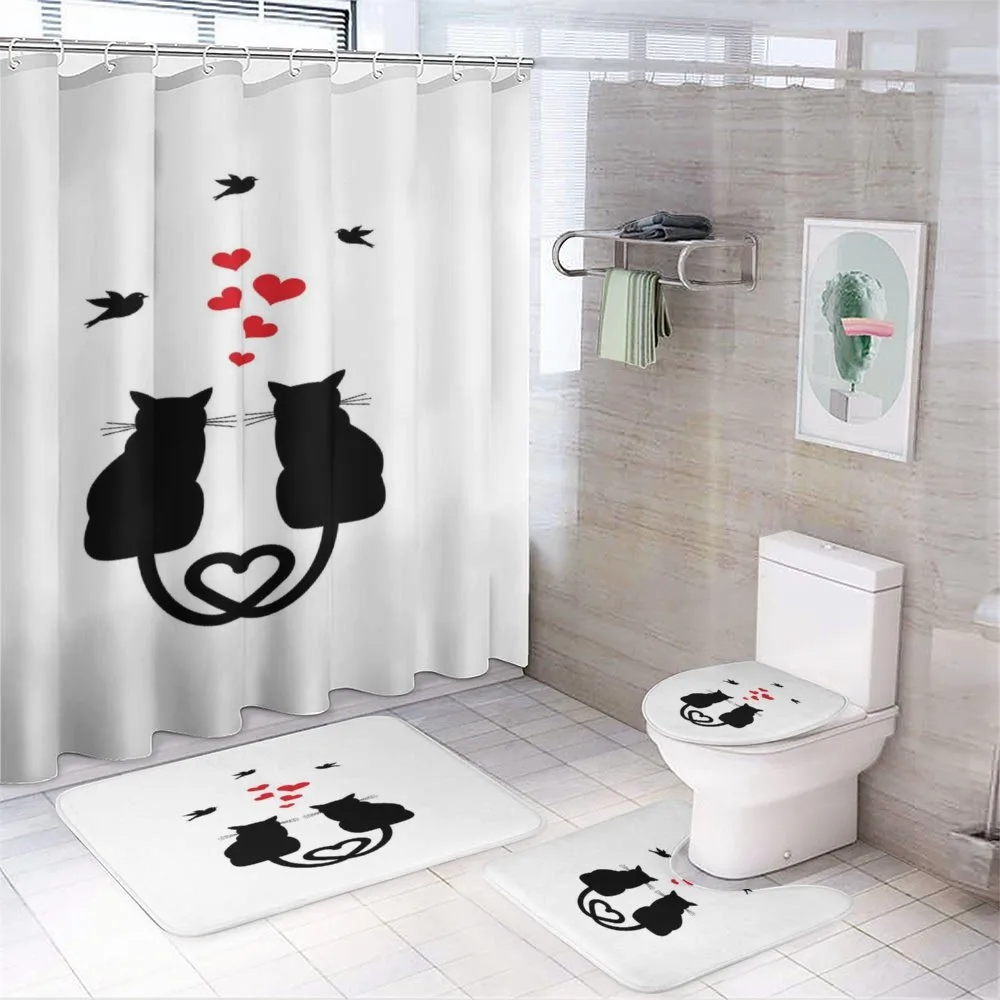Cats in Love Heart Tail — Your design