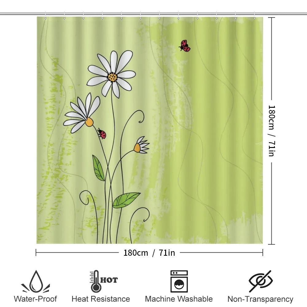 Chamomile Ladybugs Art — Detail 2