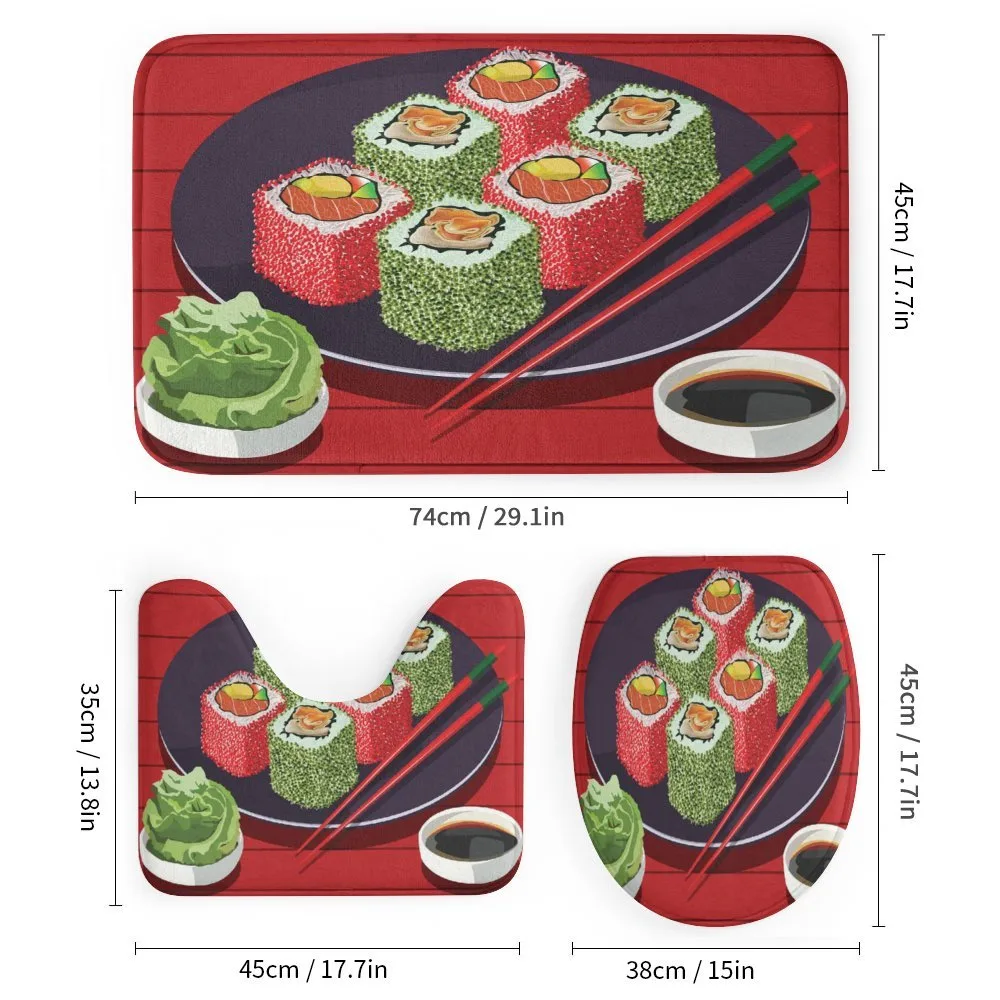 Delicious Sushi Cartoon Art — Detail 1