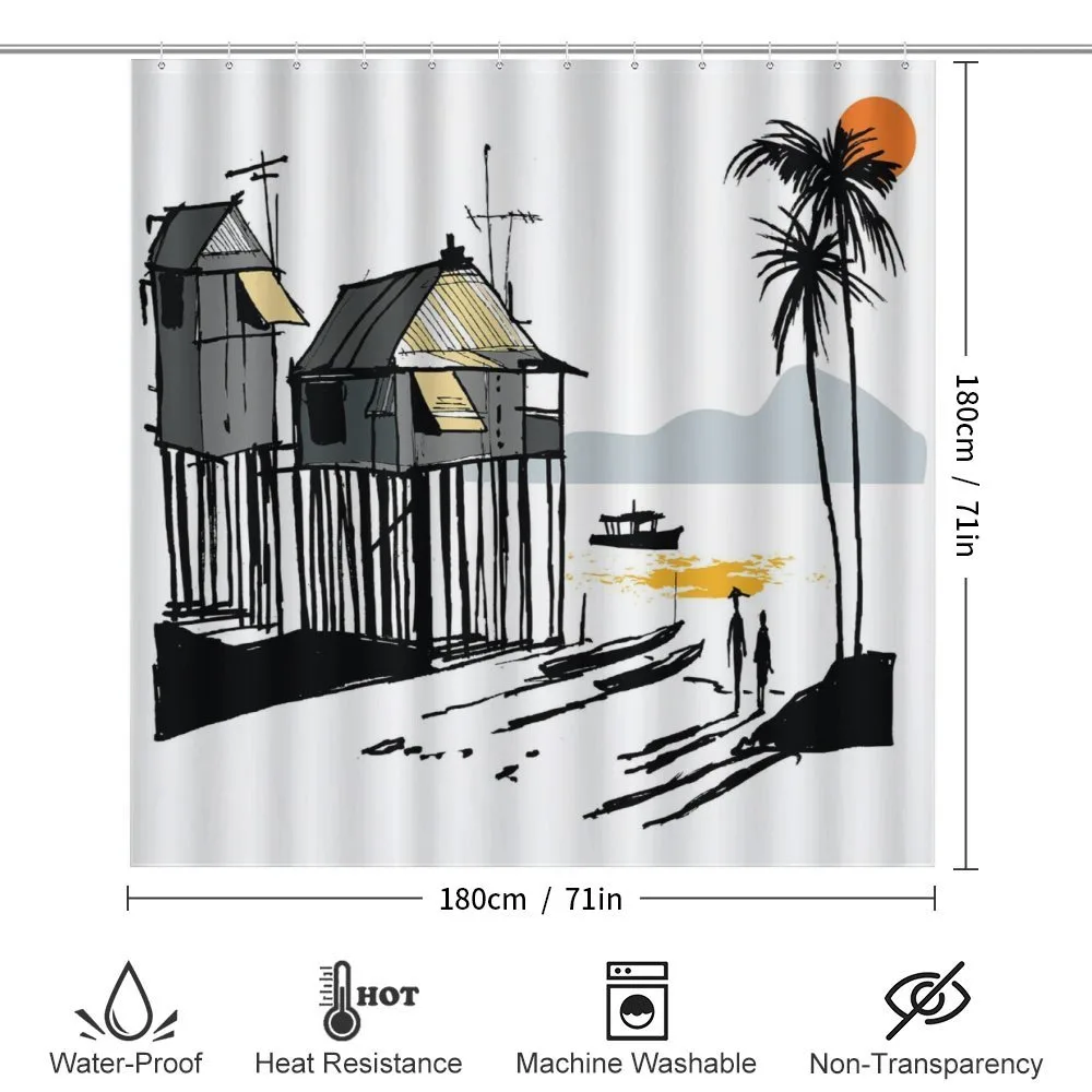 Fishing Village Malay — Detail 2