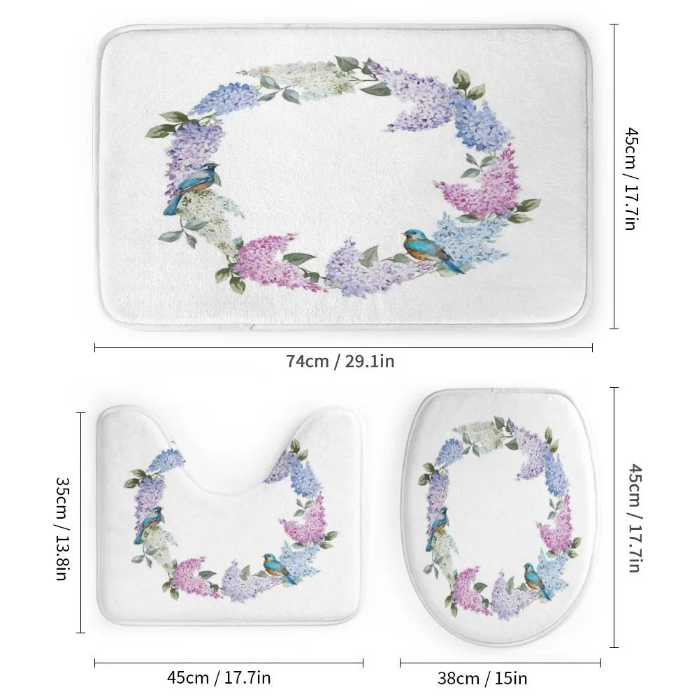 Flower Wreath and Bird — Detail 1