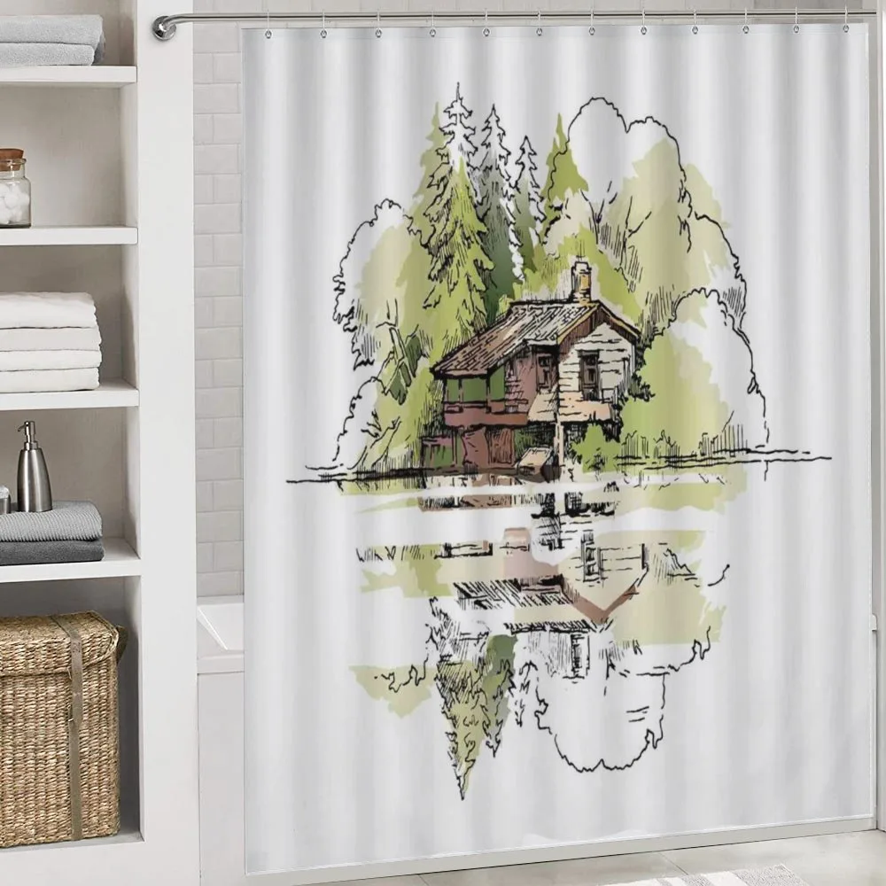 Lake House in the Forest — Detail 4