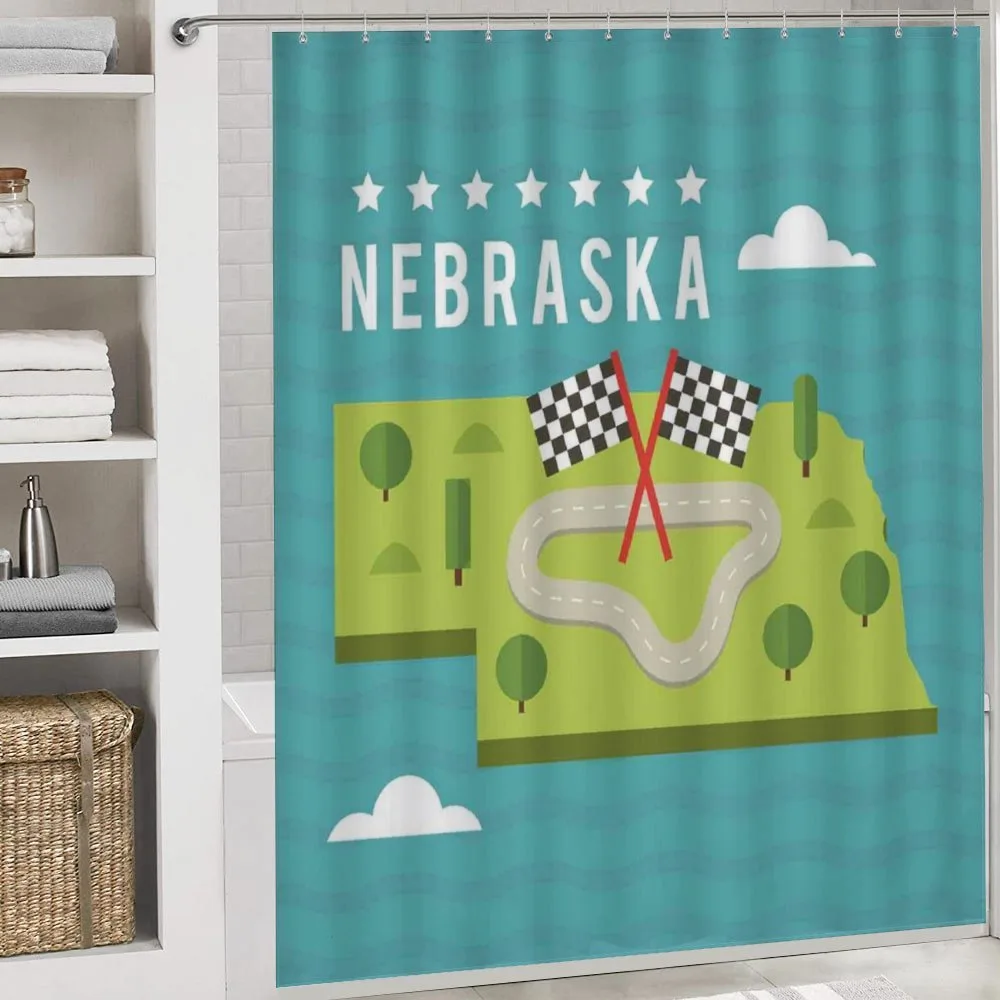 Map of Nebraska State — Detail 4