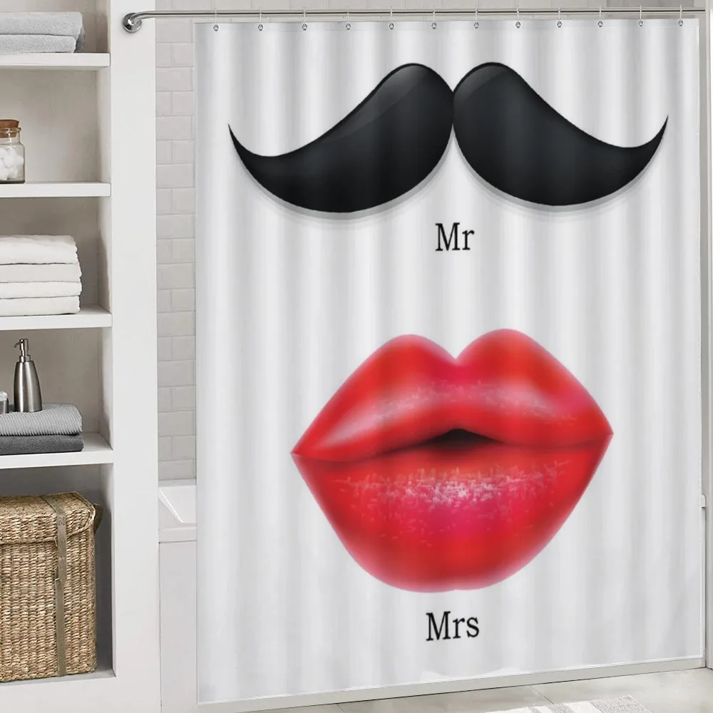 Mustache with Lips Motifs — Detail 4