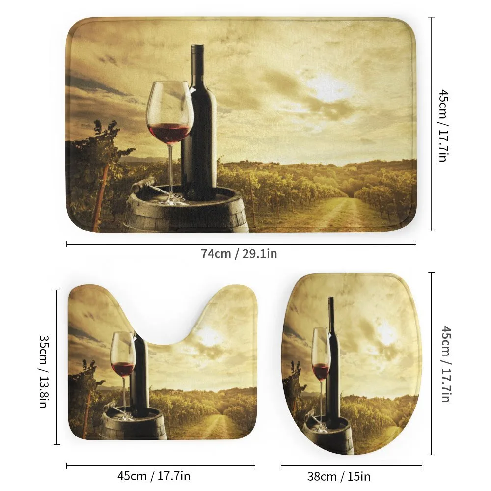 Red Wine Themed Vineyard — Detail 1