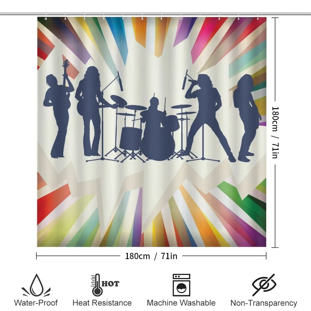 Rock Band 80s Hairstyle Music — Detail 2