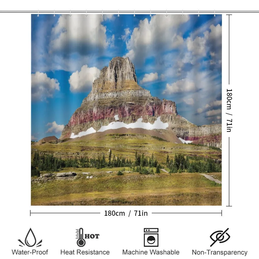 Rugged Peak and Cloudy Sky — Detail 2