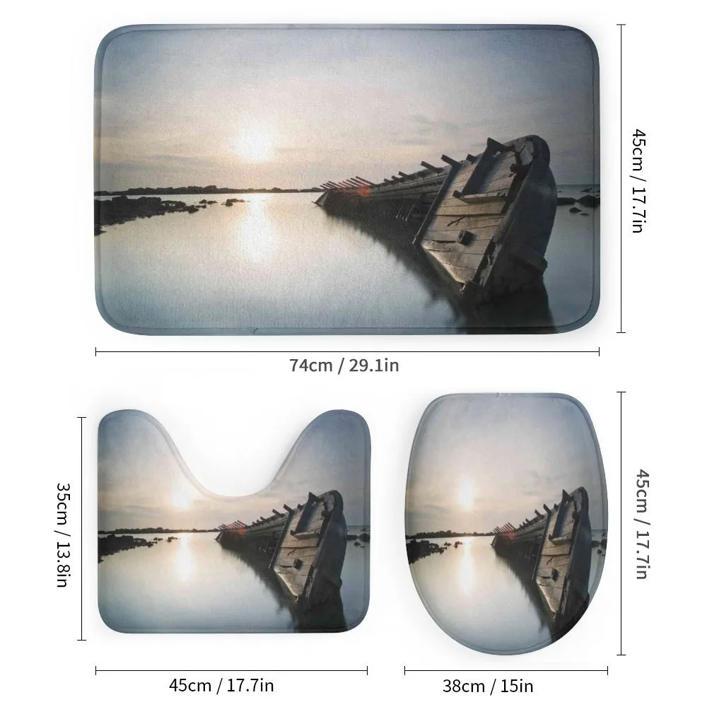 Sinking Boat Sunset — Detail 1