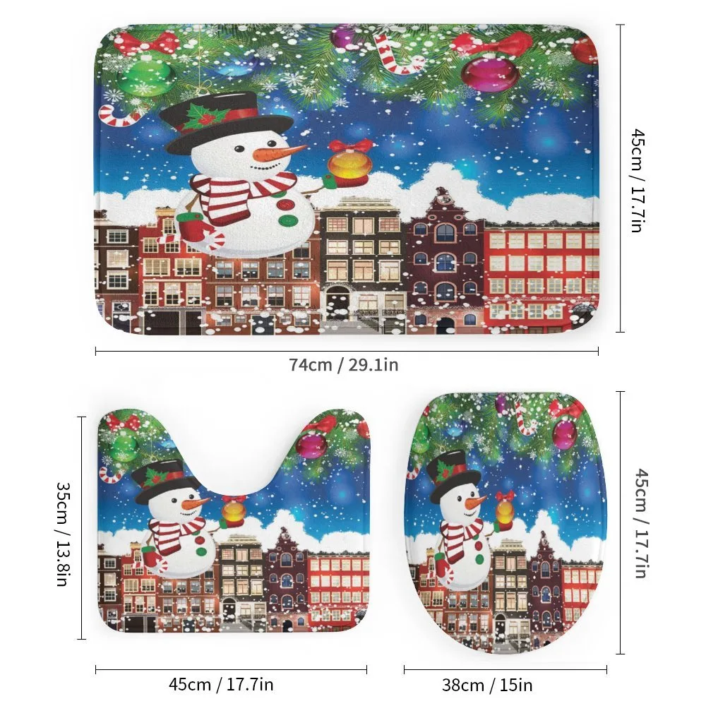 Snowy City Street — Detail 1