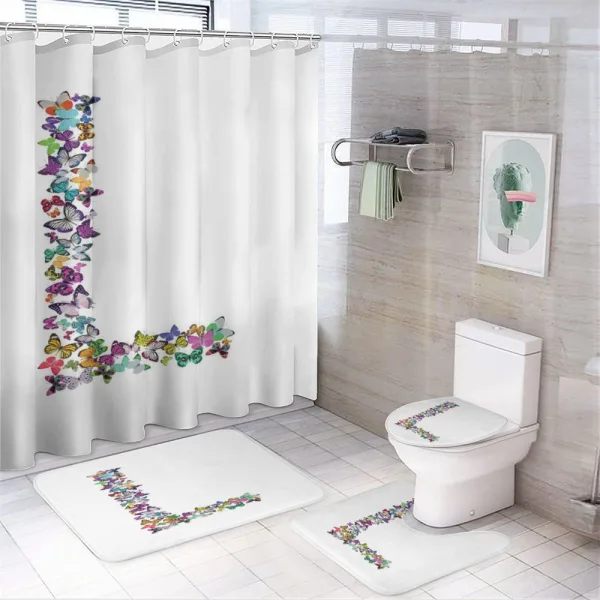 Vibrant Colored Animal on a shower curtain
