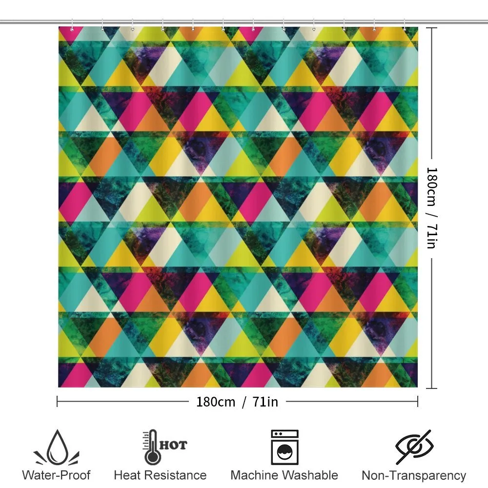 Vibrant Triangles Grunge — Detail 2