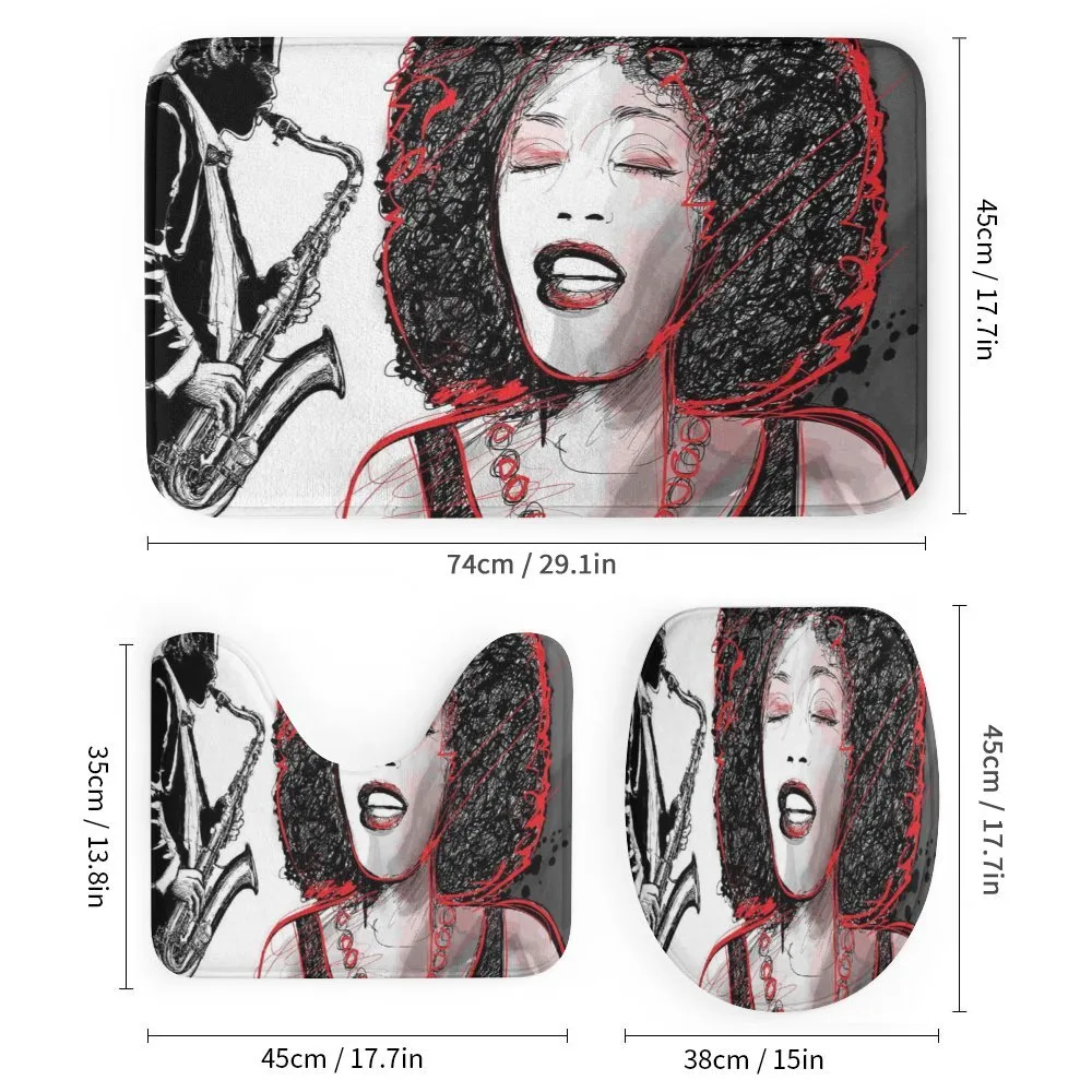 Afro American Girl Sings — Detail 1