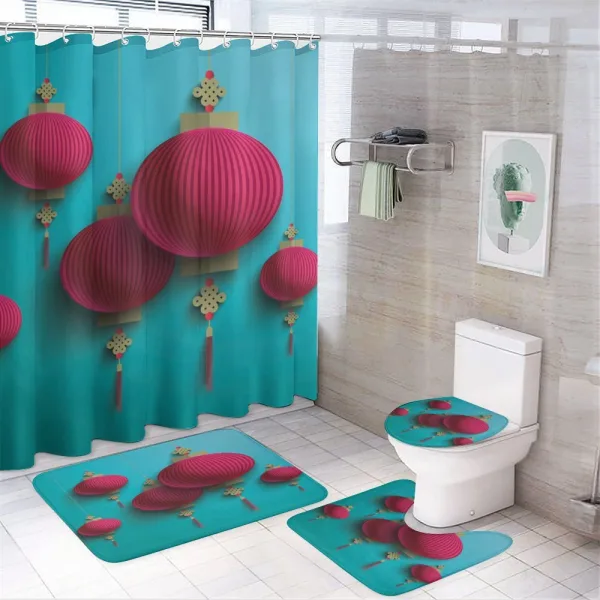 Autumn Festival on a shower curtain