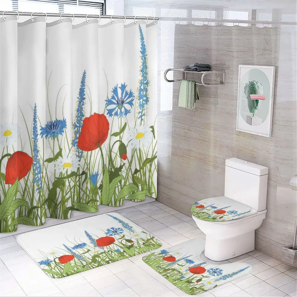 Bloomed Poppy Flowers — Your design
